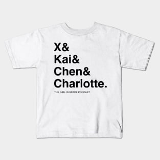 X & Kai & Chen & Charlotte Kids T-Shirt